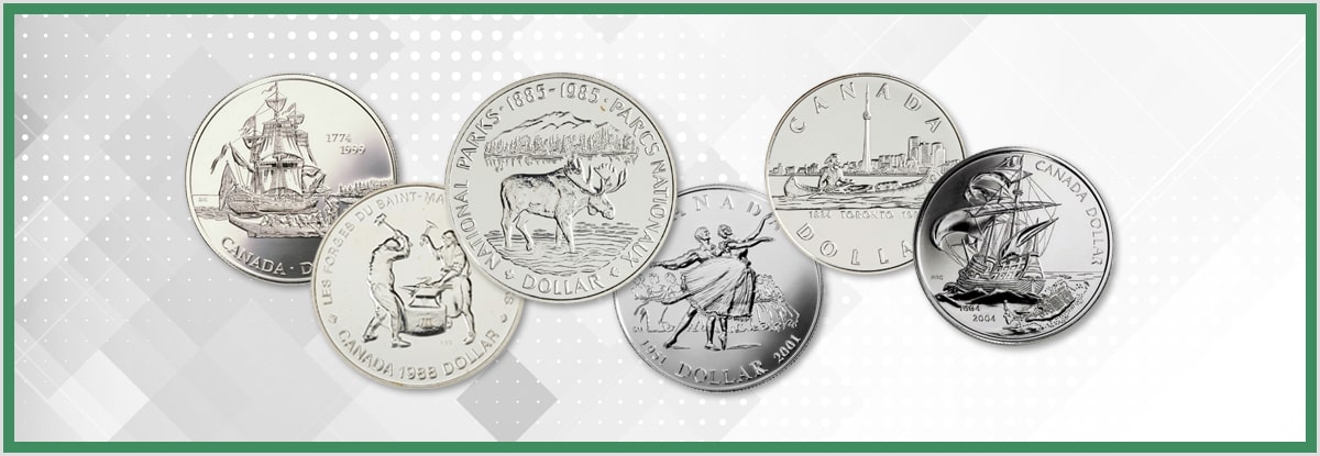 Canada Brilliant Uncirculated Silver Dollars